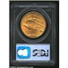Image 2 : 1911 $20 MS63 PCGS. Honey-gold surfaces with nice satiny luster and scattered abrasions. Important n