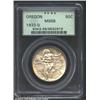 1933-D 50C Oregon MS66 PCGS. A sharply struck Gem with light yellow-green and lilac patina. The reve