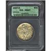 1937-D 50C Oregon MS67 ICG. Light golden coloring covers both sides of this attractive Gem, with spe