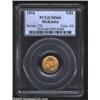 Image 1 : 1916 G$1 McKinley MS66 PCGS. A Gem McKinley gold dollar with virtually pristine surfaces, with only.