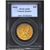 1853 $10 Assay Office Ten Dollar, 900 Thous. AU50 PCGS. Ex: Central America. K-16, Low R.6. Struck b