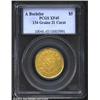 (1842-52) $5 A.Bechtler Five Dollar, 134G. 21C. XF45 PCGS. K-27, Low R.5. One of the more available.
