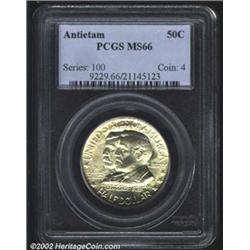 1937 50C Antietam MS66 PCGS. White, bright, and lustrous, this Antietam will enjoy a place of honor.