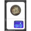 Image 2 : 1937 50C Antietam MS67 NGC. The margins have deep golden-brown, aqua, and violet patina, while the p