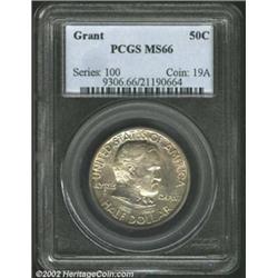 1922 50C Grant MS66 PCGS. The blue hues overall are so light that we will call it a cast rather than