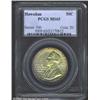 1928 50C Hawaiian MS65 PCGS. The obverse has rich lemon-gold patina except for a peripheral band of.