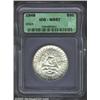 1946 50C Iowa MS67 ICG. A satiny Iowa in Superb Gem condition, featuring the lightest blue toning im