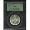 1925 50C Lexington MS65 PCGS. The obverse margins have a few stray speckles of russet-gold patina. A