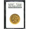 1861 $10 Clark, Gruber & Co. Ten Dollar--Scratched--ANACS. AU Details, Net XF45. K-7, R.4. The amoun