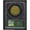 Image 2 : (1849) $10 Miners Bank Ten Dollar AU58 PCGS. K-1, R.6. Unlike the previous piece, which was struck i