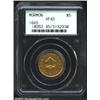 1849 $5 Mormon Five Dollar XF45 PCGS. K-2, R.5. After the Gold Rush in California began in earnest i