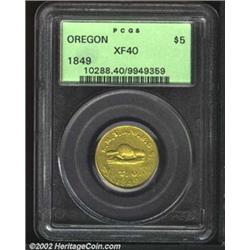 Oregon pioneers were among the first to hear of the discovery of large quantities of gold in Califor