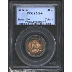 1893 25C Isabella Quarter MS64 PCGS. Forget the insert, and use your eyes. This Isabella has more ey