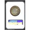 Image 2 : 1935-S 50C Arkansas MS66 NGC. A Gem coin with two very different types of toning. The obverse is ver