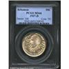 1937-D 50C Arkansas MS66 PCGS. The borders have speckled gold and aqua-green patina. A sharply struc