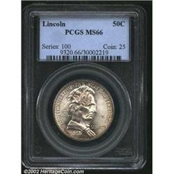 1918 50C Lincoln MS66 PCGS. Virtually untoned with radiant mint frost that absolutely jumps off the.