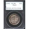 1936 50C Long Island MS65 PCGS. A fascinating coin to look at. The obverse has mottled iridescent re