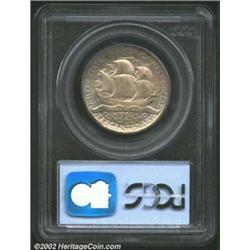 1936 50C Long Island MS66 PCGS. A visually stunning Long Island Commem, with untoned centers. The ob