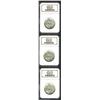 1939 50C Oregon PDS Set MS66 NGC. The P-mint example is well struck and carefully preserved. The D-m