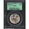1915-S 50C Panama-Pacific MS65 PCGS. An important Gem quality survivor of this well-known condition.