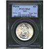 1921 50C Pilgrim MS65 PCGS. Well struck in the centers, with only a hint of softness of strike on th
