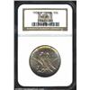 1938-D 50C Texas MS68 NGC. Whispers of golden-brown and yellow-green color visit the peripheries, wh