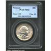1927 50C Vermont MS66 PCGS. Light golden-yellow and lavender toning hugs the peripheries on each sid