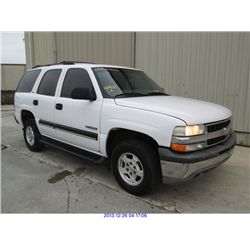 2001 - CHEVROLET TAHOE