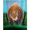 Image 1 : Artist of the Year Entry - Green Grass Bear Painting - Edwin (Tex) Wiebe