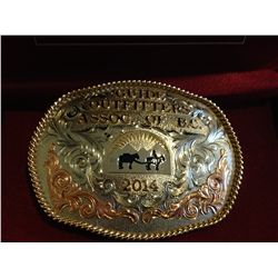 Sterling Silver GOABC Belt Buckle