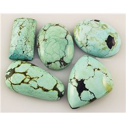 Natural Turquoise 141.07ctw Loose Small Gemstone Lot of