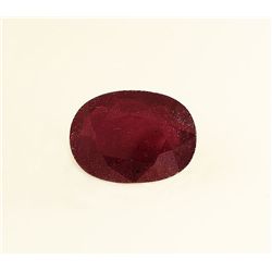 Loose Gemstone Faceted Ruby Corrundum