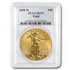 Image 1 : 2008-W 1 oz Burnished Gold American Eagle MS-70 PCGS