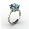 Image 1 : Topaz 5.75 ctw Ring 14kt White Gold