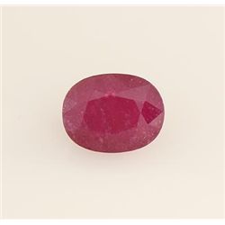 Loose Gemstone Faceted Ruby Corrundum