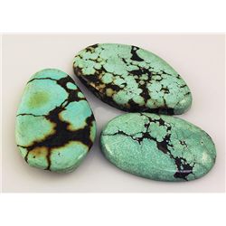 Natural Turquoise 215.92ctw Loose Gemstone 3pc Big Size