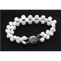 7" WHITE SIOPAO BRACELET METAL LOCK PHILIPPINES