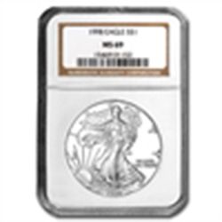 1998 Silver American Eagle (NGC MS-70)