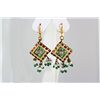 Image 1 : 5.29GRAM INDIAN HANDMADE LAKH FASHION EARRING