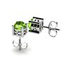 Image 1 : Peridot 1.00ctw Earring 14kt White Gold