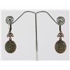 Image 1 : Natural Stone Antique Design Dangle Earring