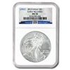 2010 1 oz Silver American Eagle MS-70 NGC 25th Annivers