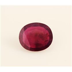 Loose Gemstone Faceted Ruby Corrundum