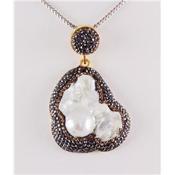 Victorian Vintage Mother of Pearl Pendant