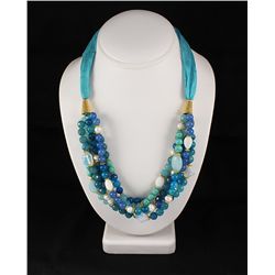 Various Semi Precious Gemstone Handmade Crafts Necklace