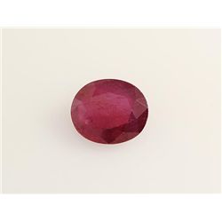 Loose Gemstone Faceted Ruby Corrundum