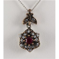 Natural Stone Vintage Victorian Design Pendant