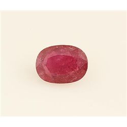 Loose Gemstone Faceted Ruby Corrundum