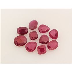 Mix Loose Gemstone Faceted Ruby Corrundum