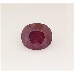 Loose Gemstone Faceted Ruby Corrundum